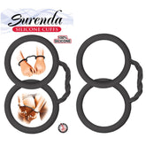 SURENDA SILICONE CUFFS-BLACK